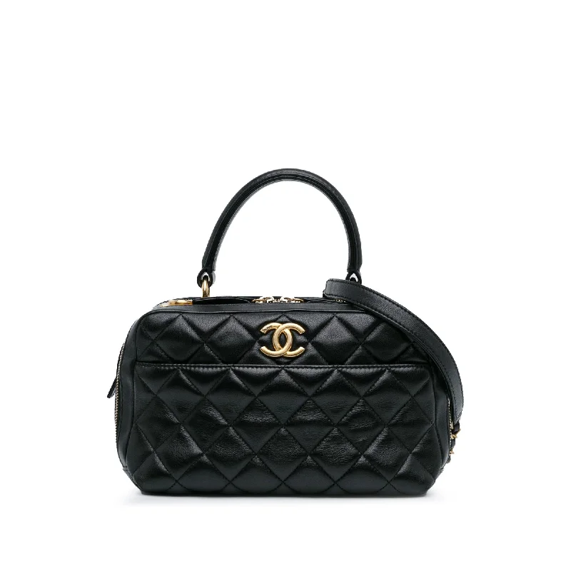 Chanel Medium Lambskin Trendy CC Bowling Bag (SHG-JDAaY3)