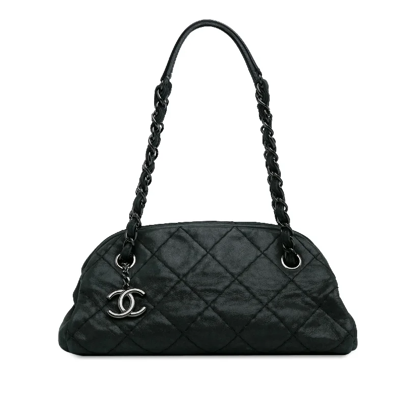 Chanel Mini Calfskin Just Mademoiselle Bowling Bag (SHG-o7RT81)