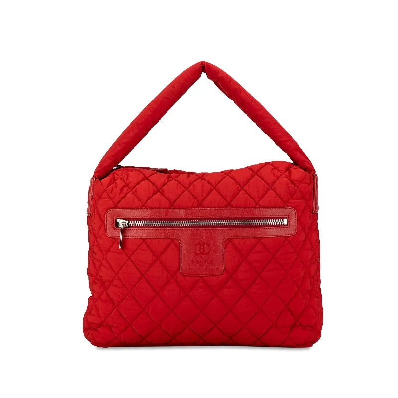 Chanel Quilted Nylon Coco Cocoon Hobo (SHG-nkGhWx)