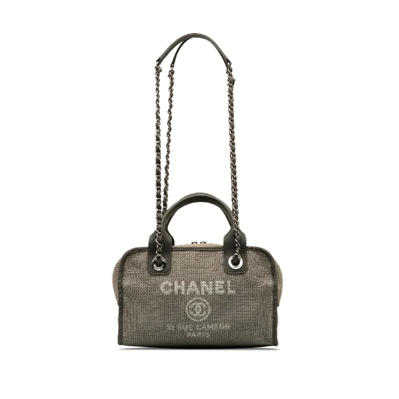 Chanel Small Deauville Bowling Satchel (SHG-14IzyR)