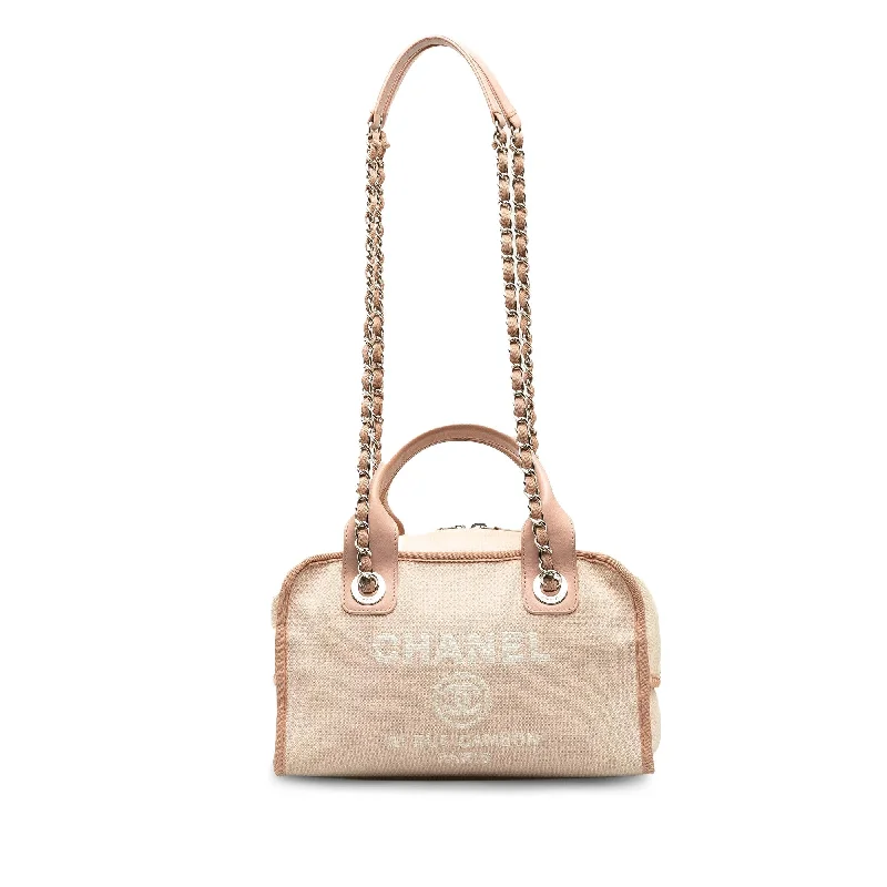 Chanel Small Deauville Bowling Satchel (SHG-K7SHxu)