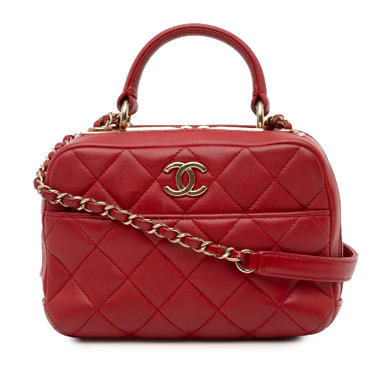 Chanel Small Lambskin Trendy CC Bowling (SHG-lOYrMx)