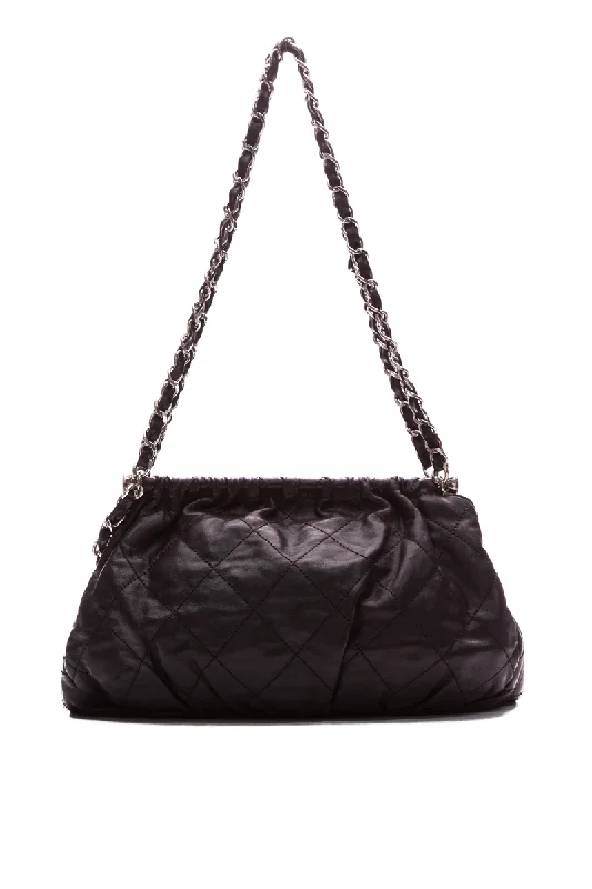 Chain Frame Hobo Bag