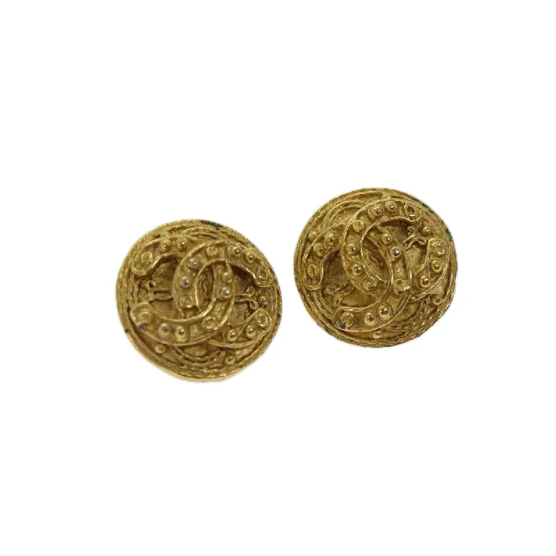 CHANEL COCO Mark Earring Gold CC  ar11602B