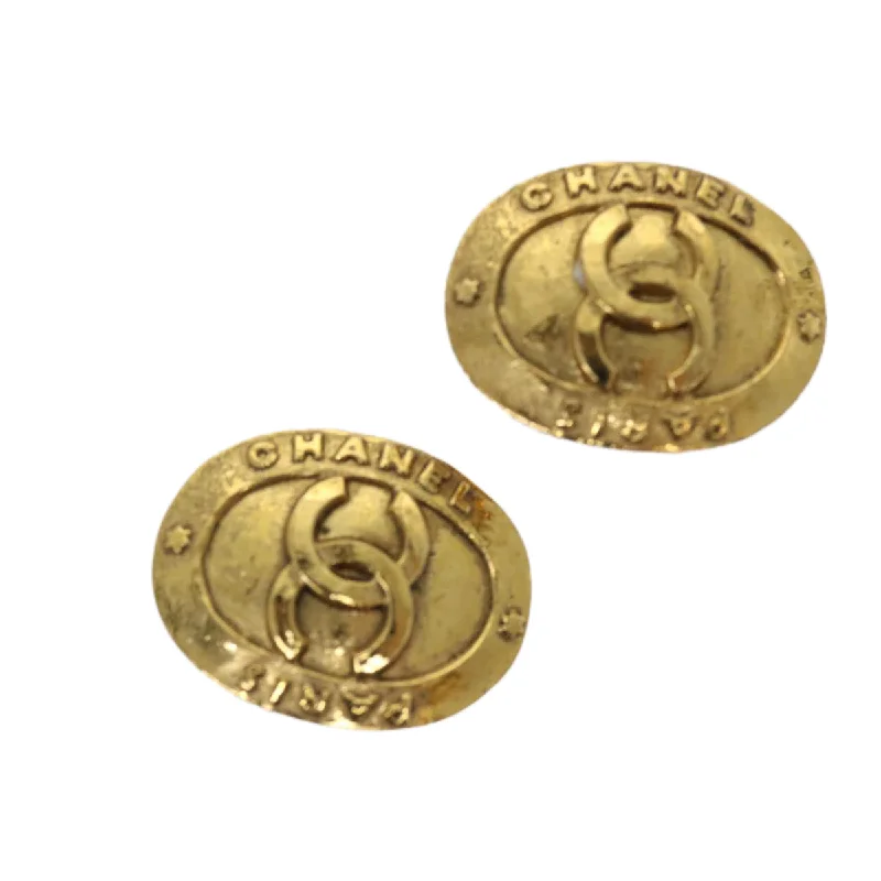 CHANEL Earring Gold CC  am5967