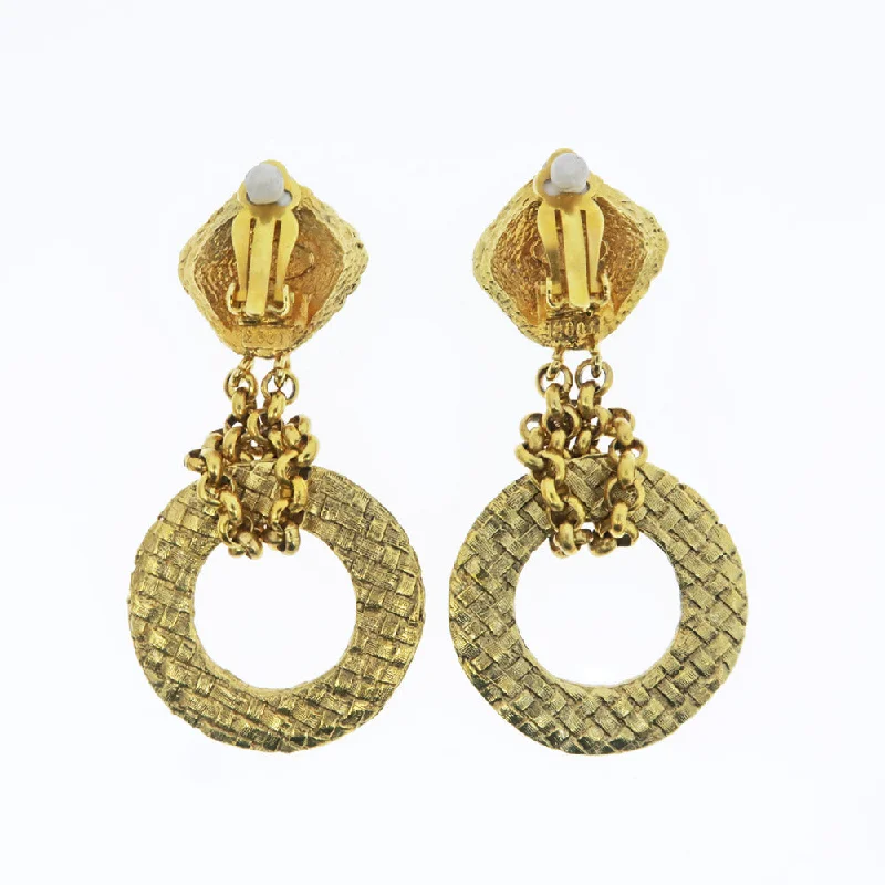 Chanel Hope Earring One Pair Coco CC Mark G Accessories