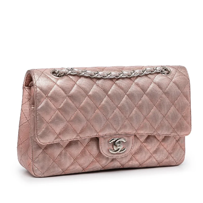 Chanel Medium Classic Pixel Effect Double Flap (0YL6Yz)