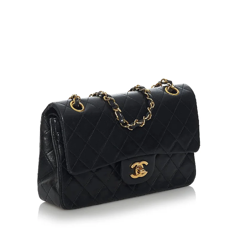 Chanel Small Classic Lambskin Double Flap (37064)