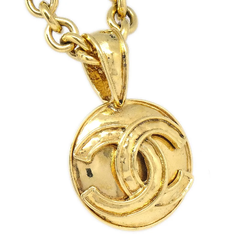 Chanel 1994 Gold Chain Pendant Necklace 94P