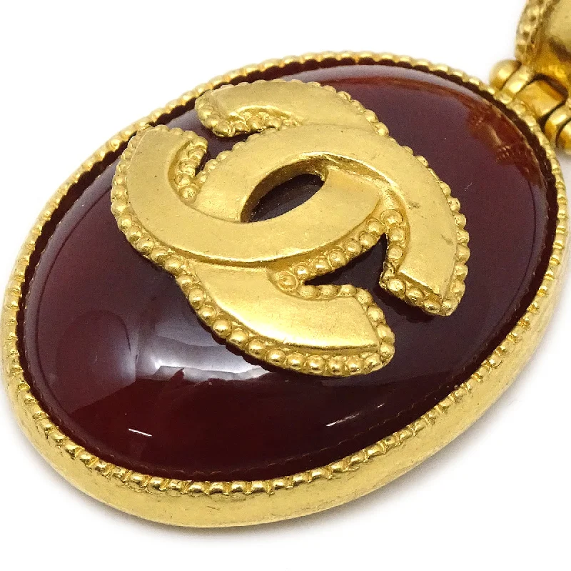 Chanel 1996 Gold Chain Pendant Necklace 96A