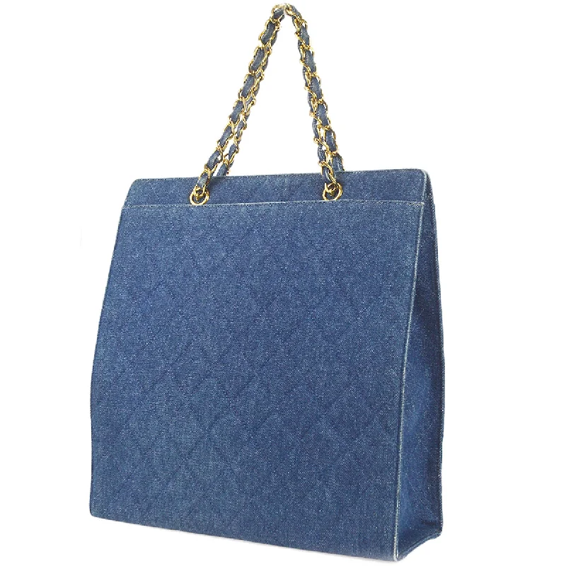 Chanel 1997-1999 Chain Tote Denim