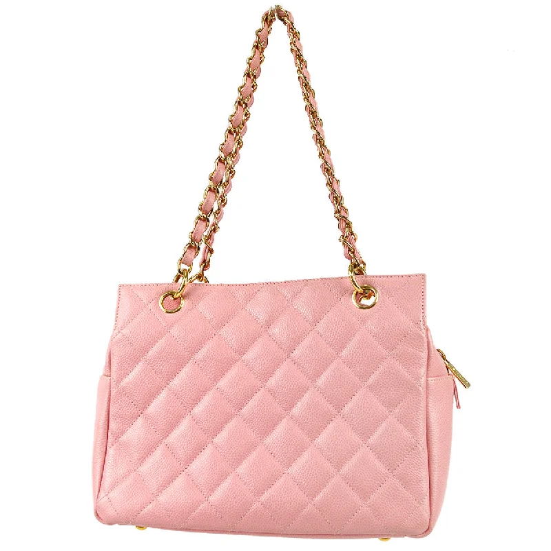 Chanel 2003-2004 Petite Timeless Tote PTT Pink Caviar