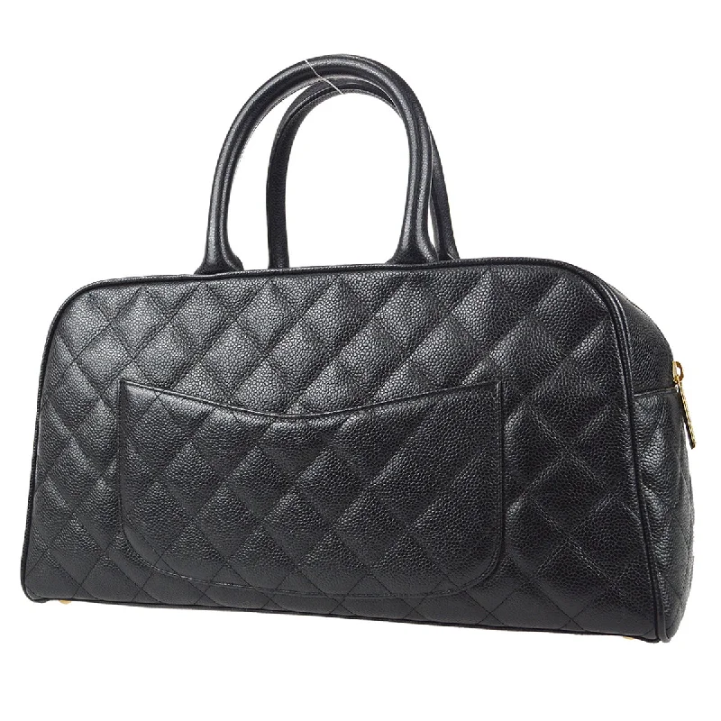 Chanel Black Caviar Bowling Bag 37