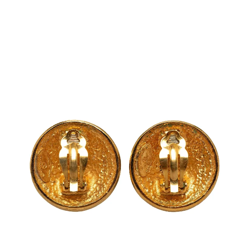 CHANEL CC Clip On Earrings Costume Earrings