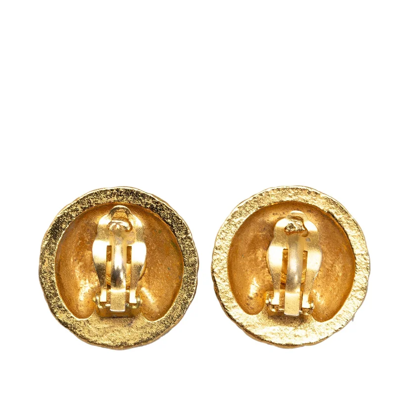 CHANEL CC Clip On Earrings Costume Earrings