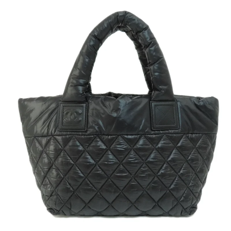 CHANEL Coco Cocoon Tote Handbag Nylon Material Women's