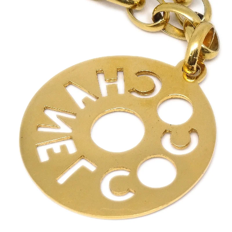 Chanel Jumbo Cutout Logo Necklace