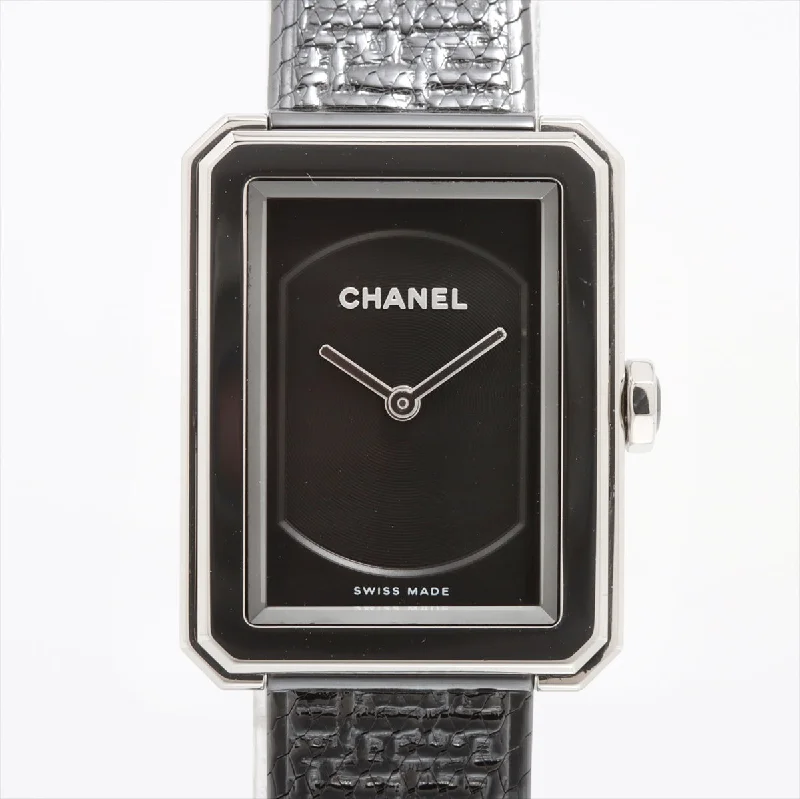 Chanel Boyfriend Twid H5317 SS QZ Black