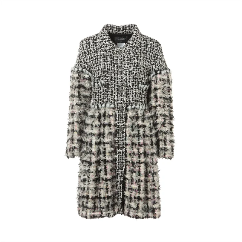 Chanel Coco Grippor P39 Twid Coat 40  Multicolor Fantasy 10AW Collection Runway 21 P39540W04561