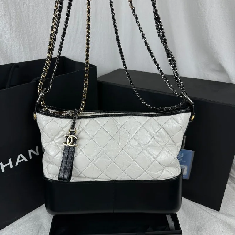 Chanel Gabrielle Hobo Quilted Aged Calfskin Small