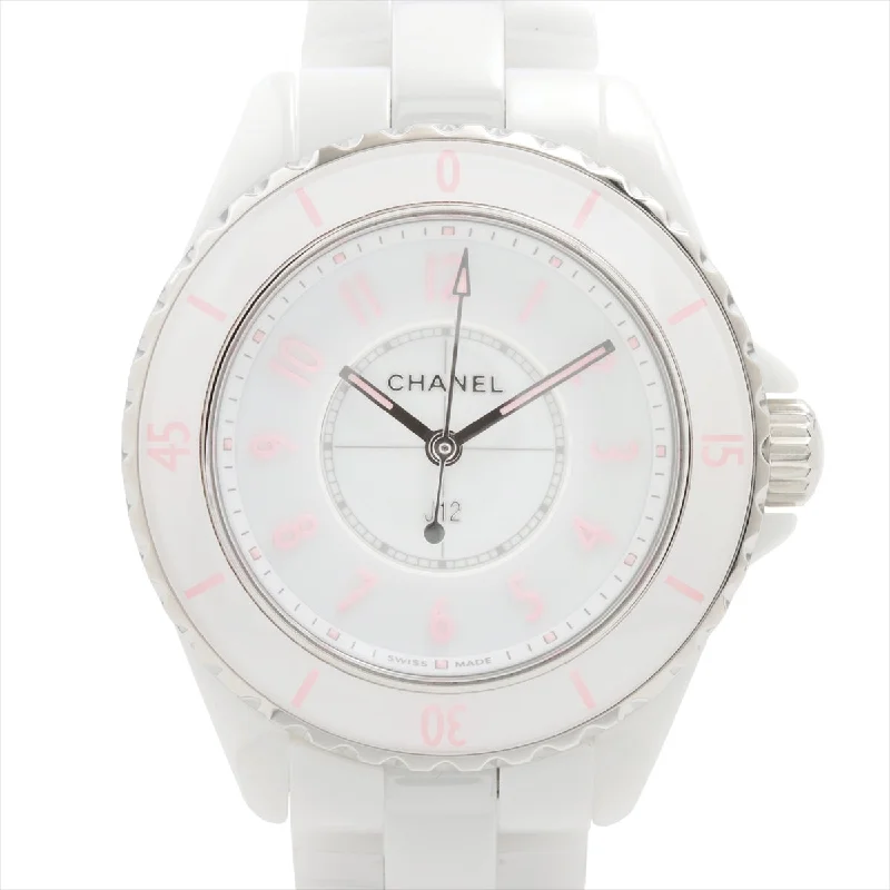 Chanel J12 H6755 SSCE QZ White  2