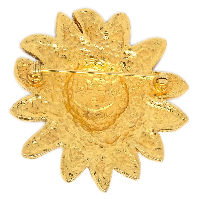 CHANEL Lion Brooch Gold 1133 70453