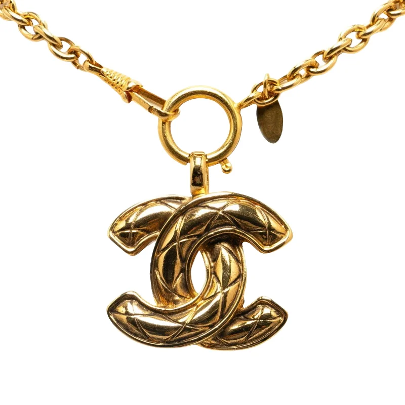 CHANEL Logo CC Necklace