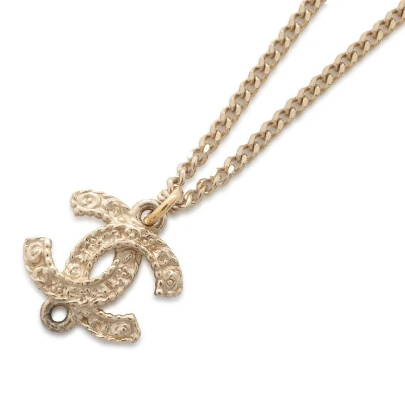 CHANEL Logo CC Necklace