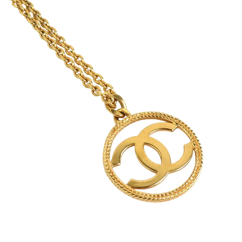 CHANEL Logo CC Necklace