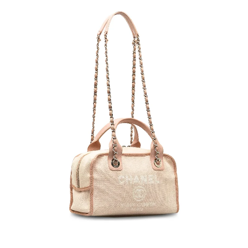 CHANEL Small Deauville Bowling Satchel