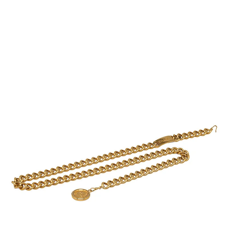 Chanel Vintage Coco Medal  Chain Belt G   CHANEL