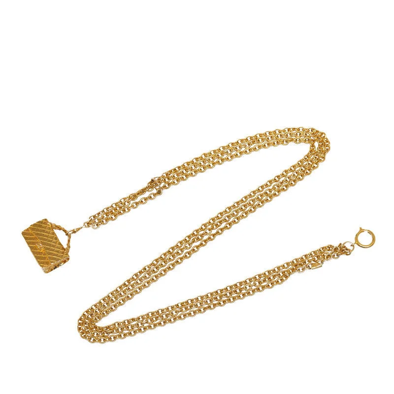 Chanel Vintage Mattresses 2 Series Chain Belt Gold Mackie  CHANEL