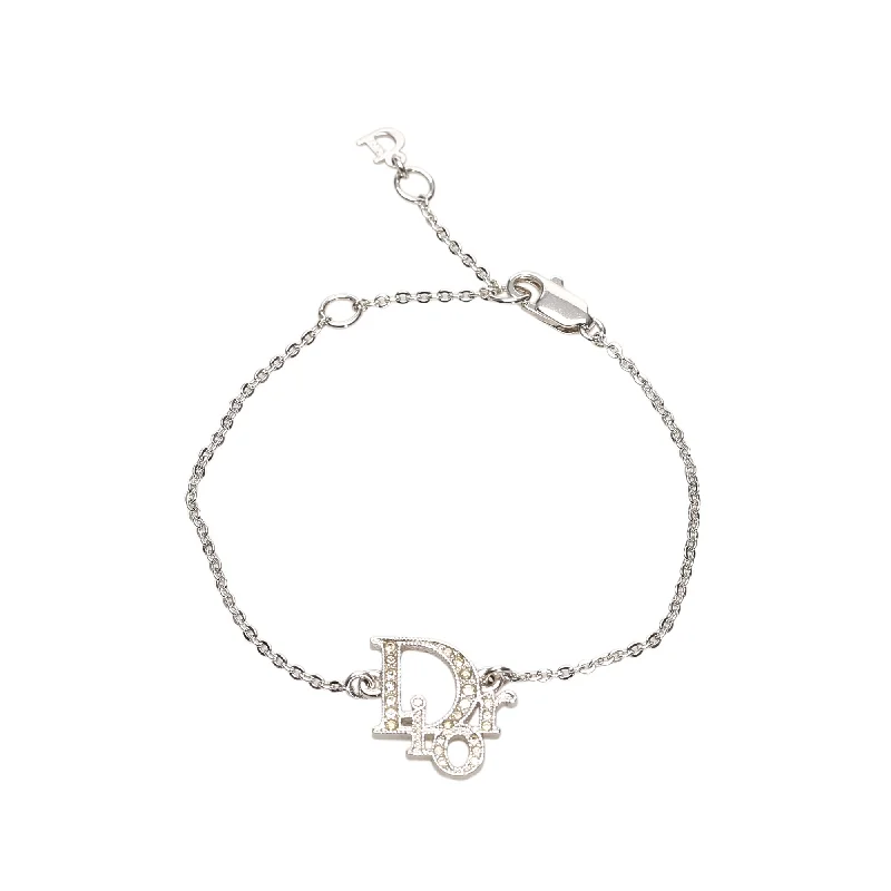 Logo Charm Bracelet Silver